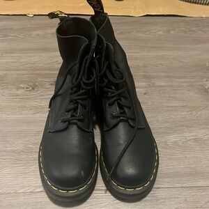 Classic Dr Martens boots - soft leather. US size 8 women’s.